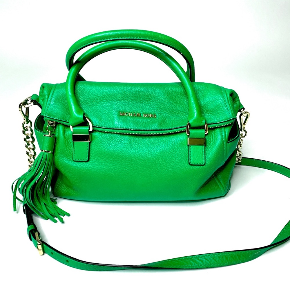 Michael Kors Bedford Tassel Bag w/ Gold Chain